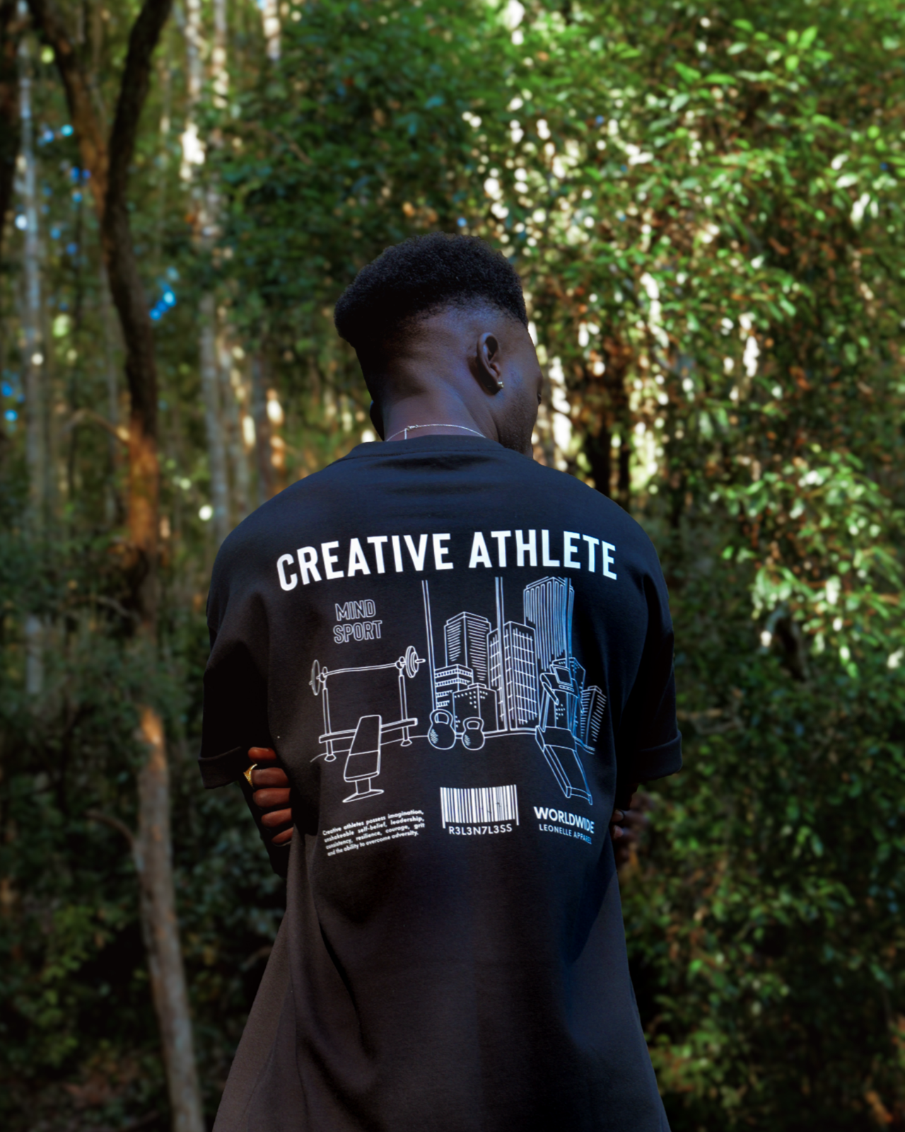 Creative Athlete Tee - Dark Shadow