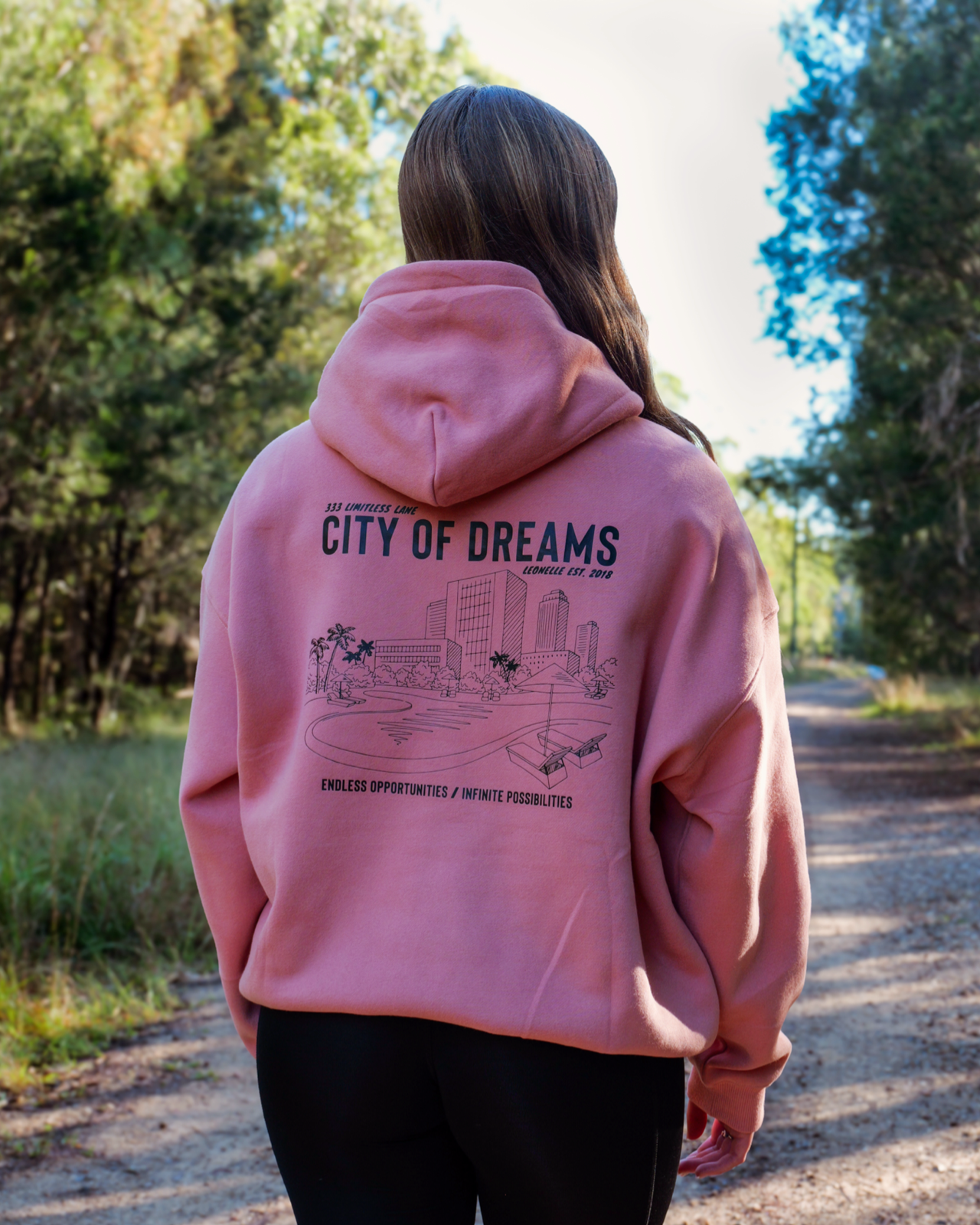 First Class Unisex Hoodie - Pink Sand